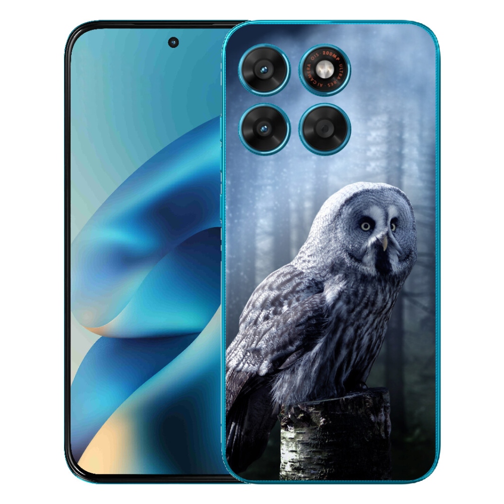 Gelový kryt mmCase na Motorola Moto G87/G77/G67 - sova