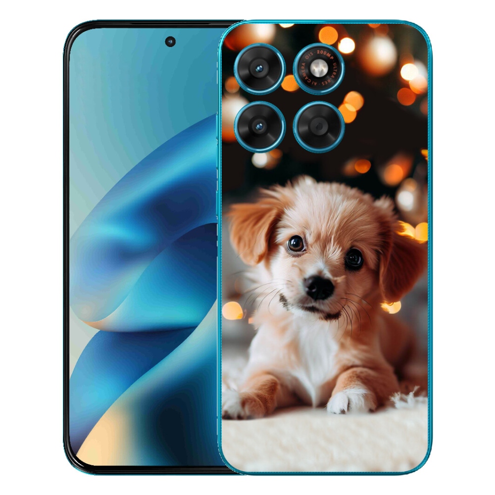 Gelový kryt mmCase na Motorola Moto G87/G77/G67 - štěňátko