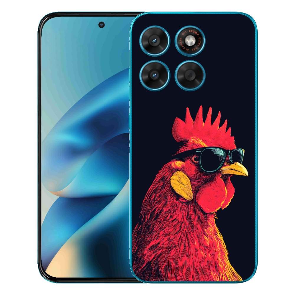 Gelový kryt mmCase na Motorola Moto G87/G77/G67 - stylový kohout