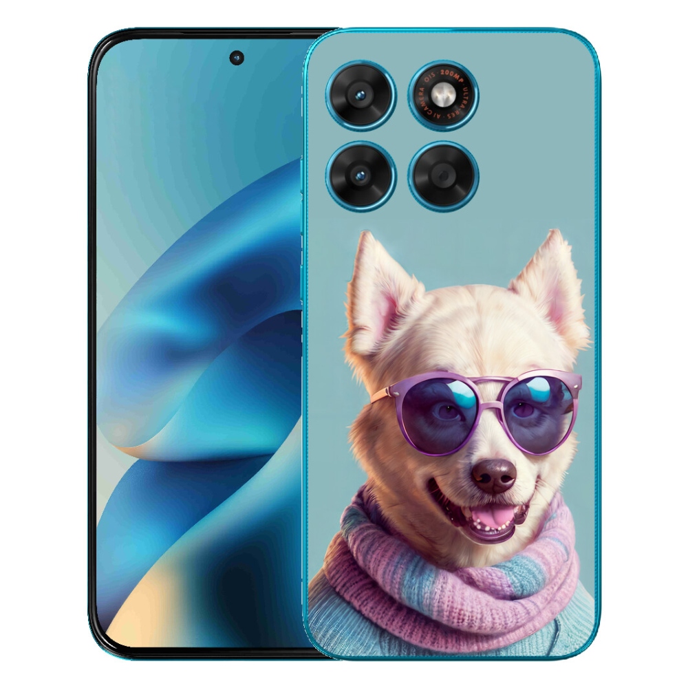 Gelový kryt mmCase na Motorola Moto G87/G77/G67 - stylový německý špic