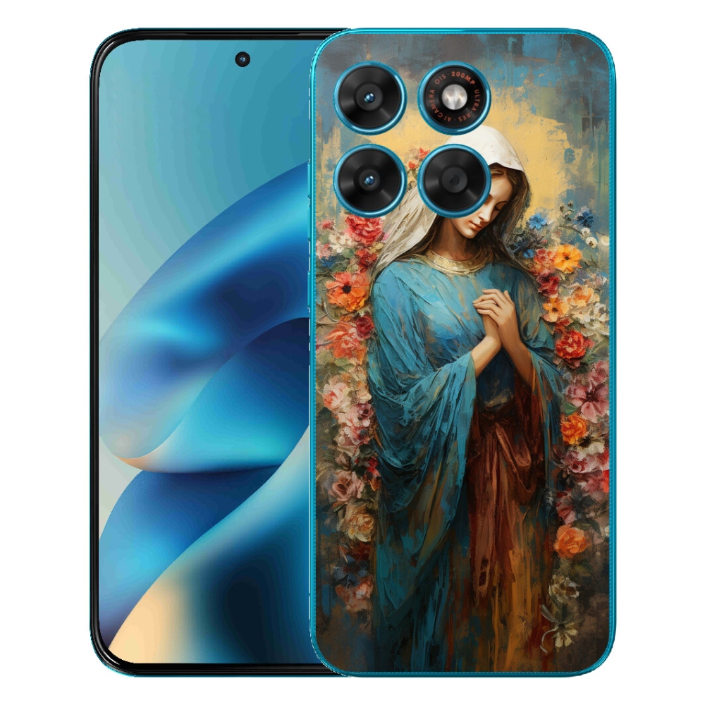 Gelový kryt mmCase na Motorola Moto G87/G77/G67 - svatá žena