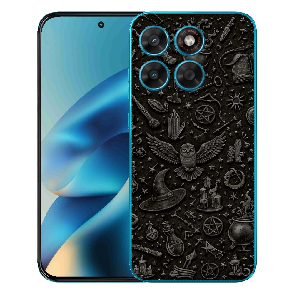 Gelový kryt mmCase na Motorola Moto G87/G77/G67 - tmavý magický svět