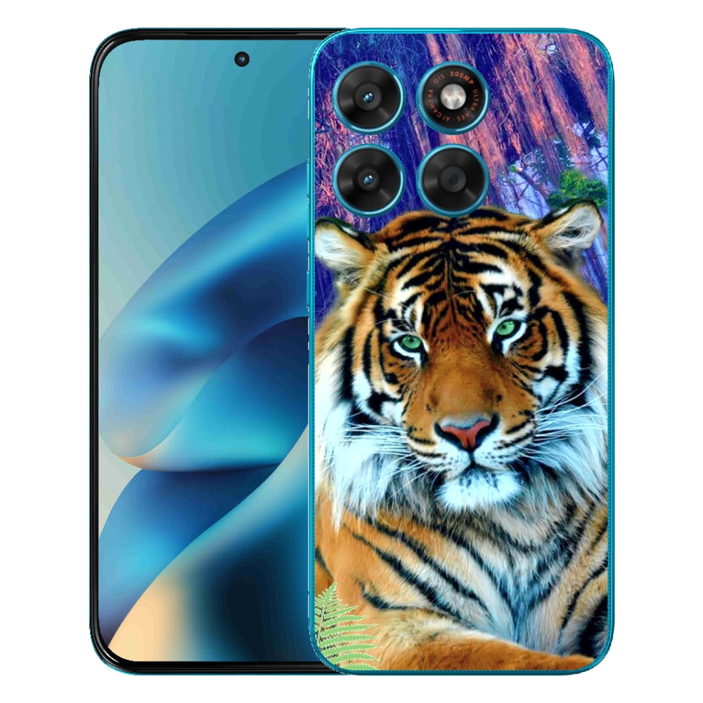 Gelový kryt mmCase na Motorola Moto G87/G77/G67 - tygr