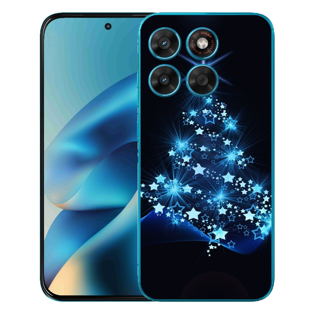 Gelový kryt mmCase na Motorola Moto G87/G77/G67 - vánoční stromek