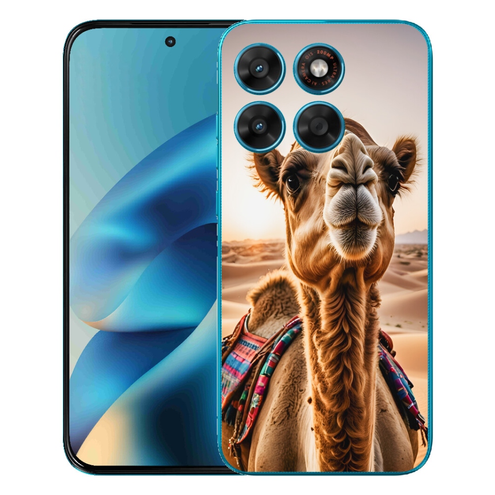 Gelový kryt mmCase na Motorola Moto G87/G77/G67 - velbloud