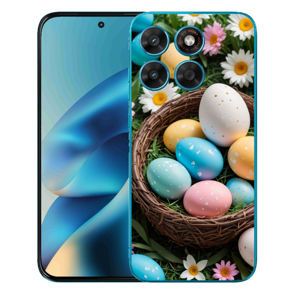 Gelový kryt mmCase na Motorola Moto G87/G77/G67 - velikonoční vajíčka 2