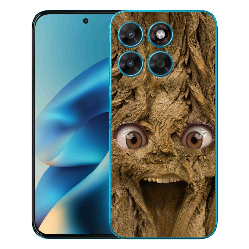 Gelový kryt mmCase na Motorola Moto G87/G77/G67 - veselý strom s očima
