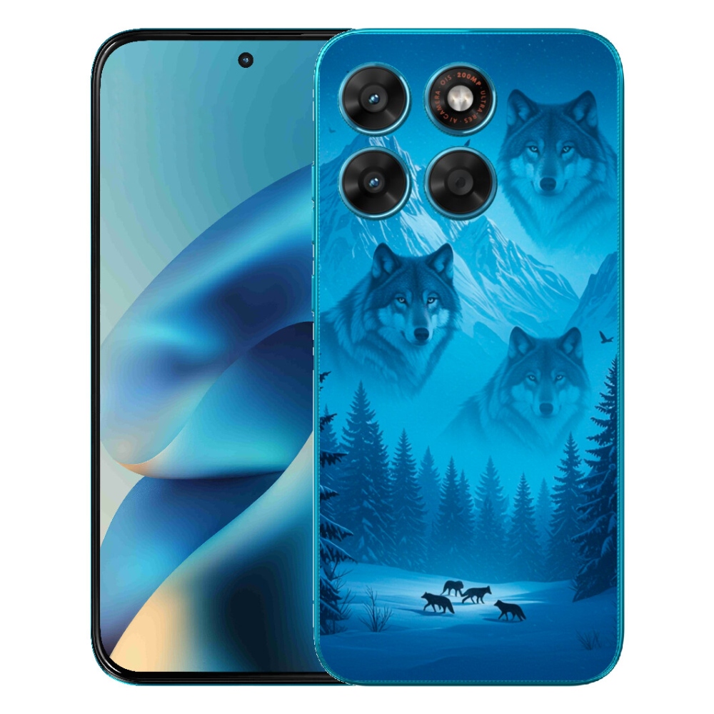 Gelový kryt mmCase na Motorola Moto G87/G77/G67 - vlčí smečka