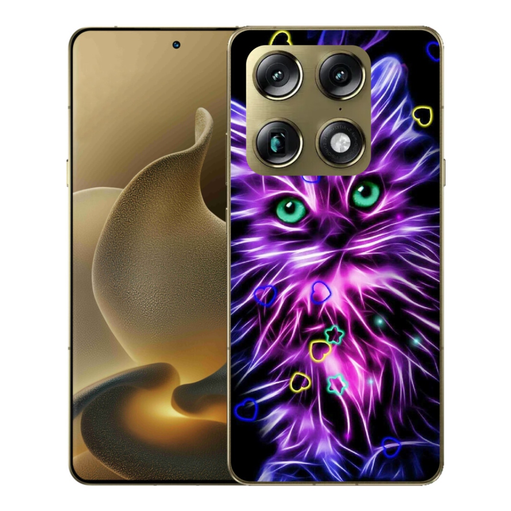 Gelový kryt mmCase na Motorola Signature - abstraktní kočka