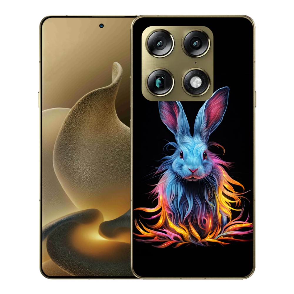 Gelový kryt mmCase na Motorola Signature - abstraktní zajíc