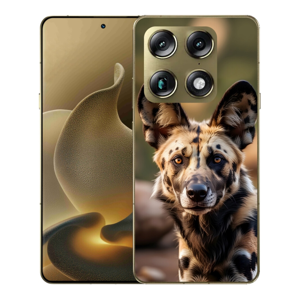 Gelový kryt mmCase na Motorola Signature - africký divoký pes