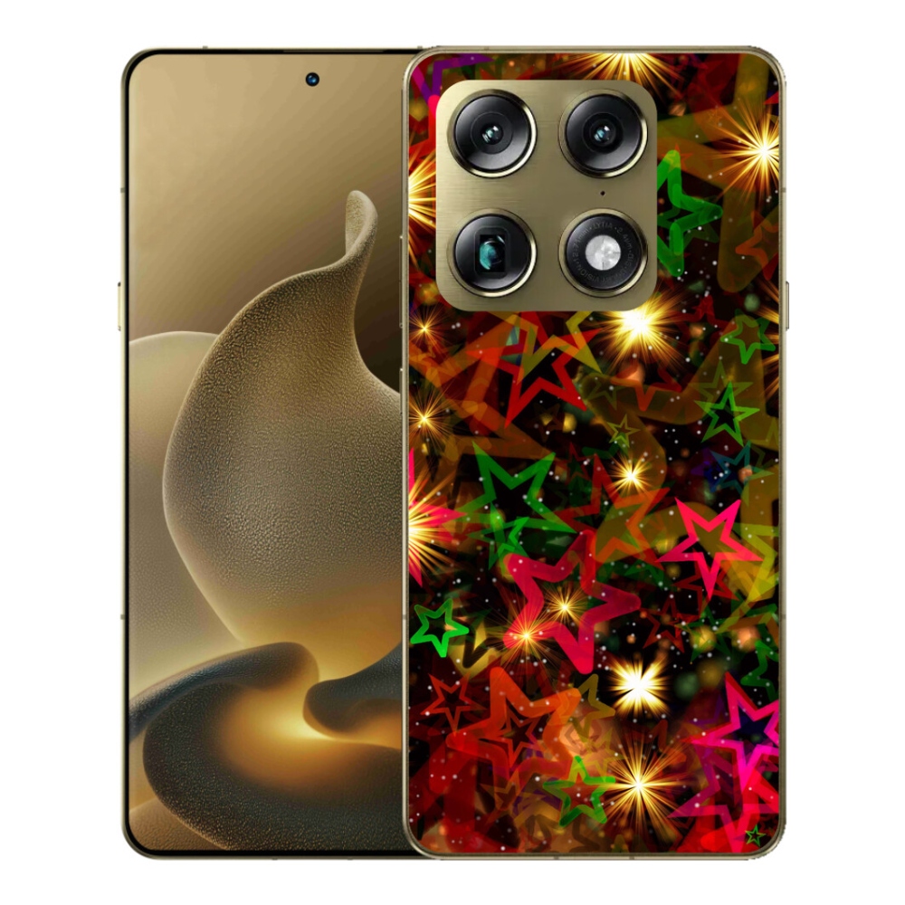 Gelový kryt mmCase na Motorola Signature - barevné hvězdičky