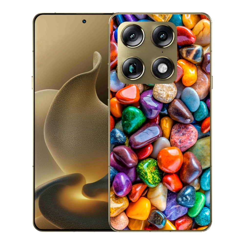 Gelový kryt mmCase na Motorola Signature - barevné kamínky