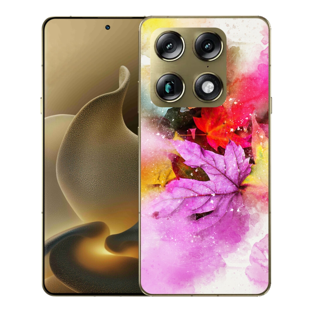 Gelový kryt mmCase na Motorola Signature - barevné listy