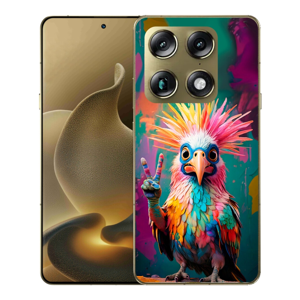 Gelový kryt mmCase na Motorola Signature - barevný rebel