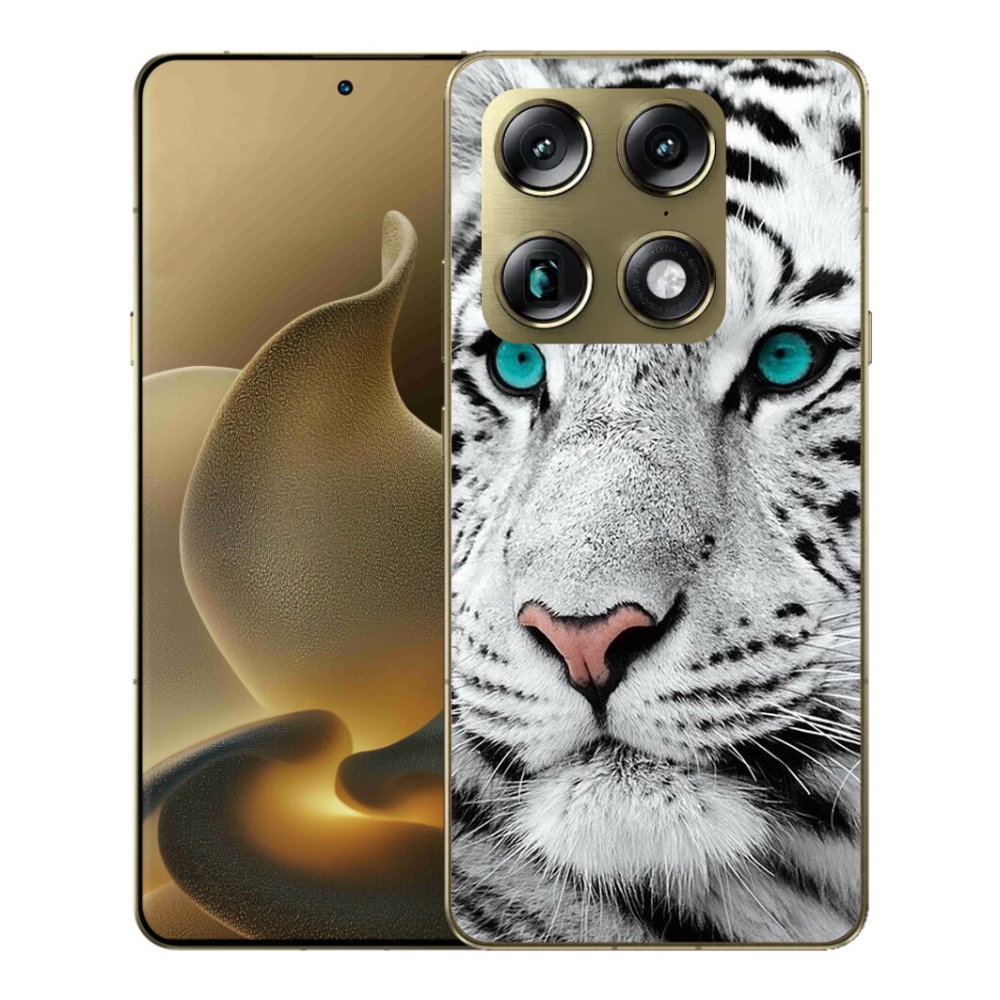 Gelový kryt mmCase na Motorola Signature - bílý tygr