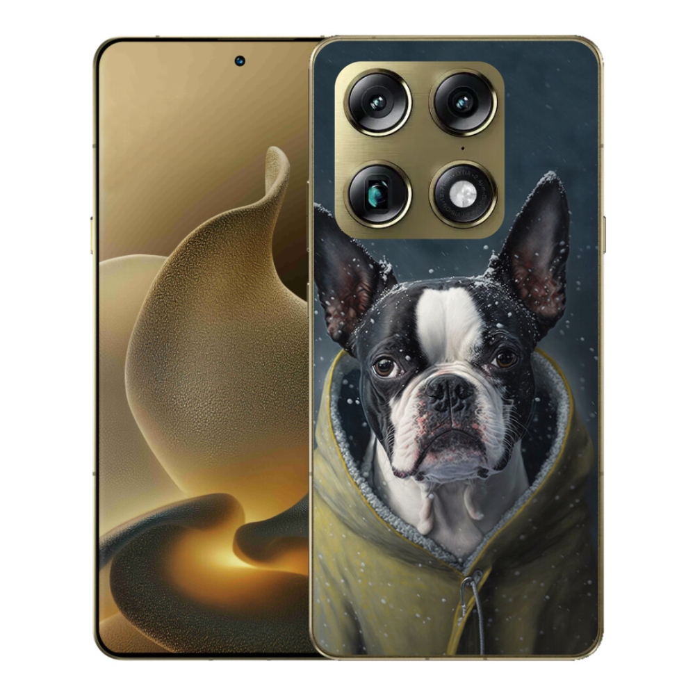 Gelový kryt mmCase na Motorola Signature - buldoček