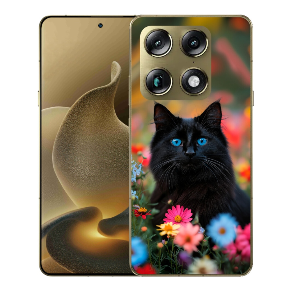 Gelový kryt mmCase na Motorola Signature - černé kotě 4