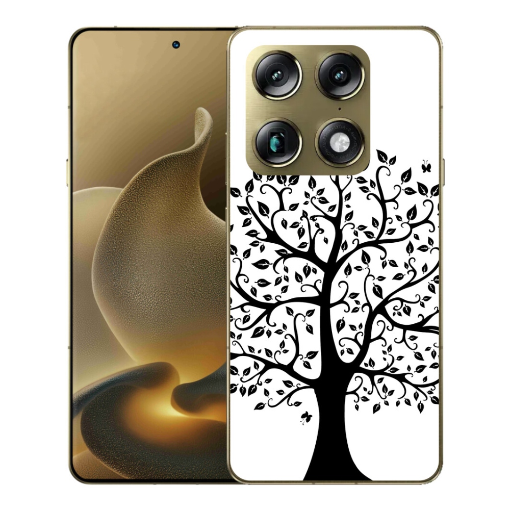 Gelový kryt mmCase na Motorola Signature - černobílý strom