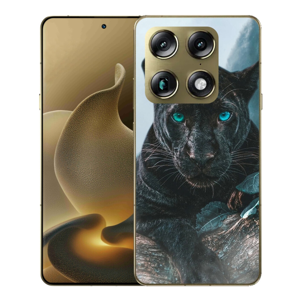 Gelový kryt mmCase na Motorola Signature - černý panter