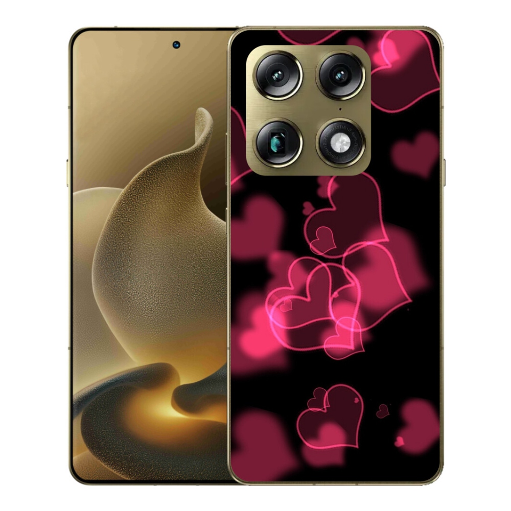 Gelový kryt mmCase na Motorola Signature - červená srdíčka