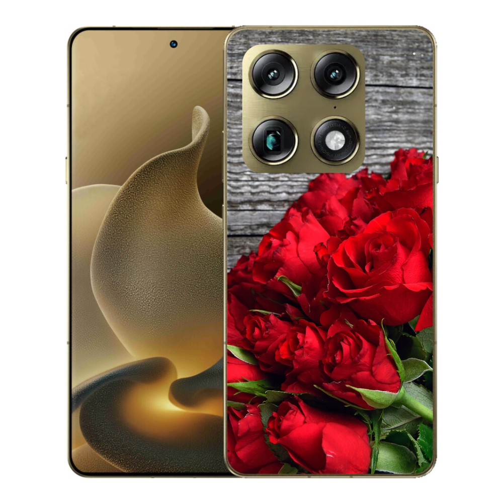 Gelový kryt mmCase na Motorola Signature - červené růže