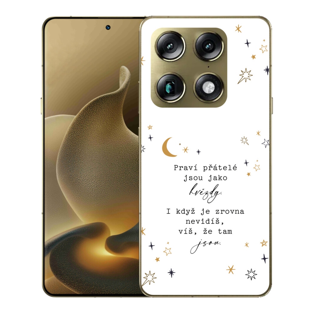 Gelový kryt mmCase na Motorola Signature - citát 6 bílé pozadí