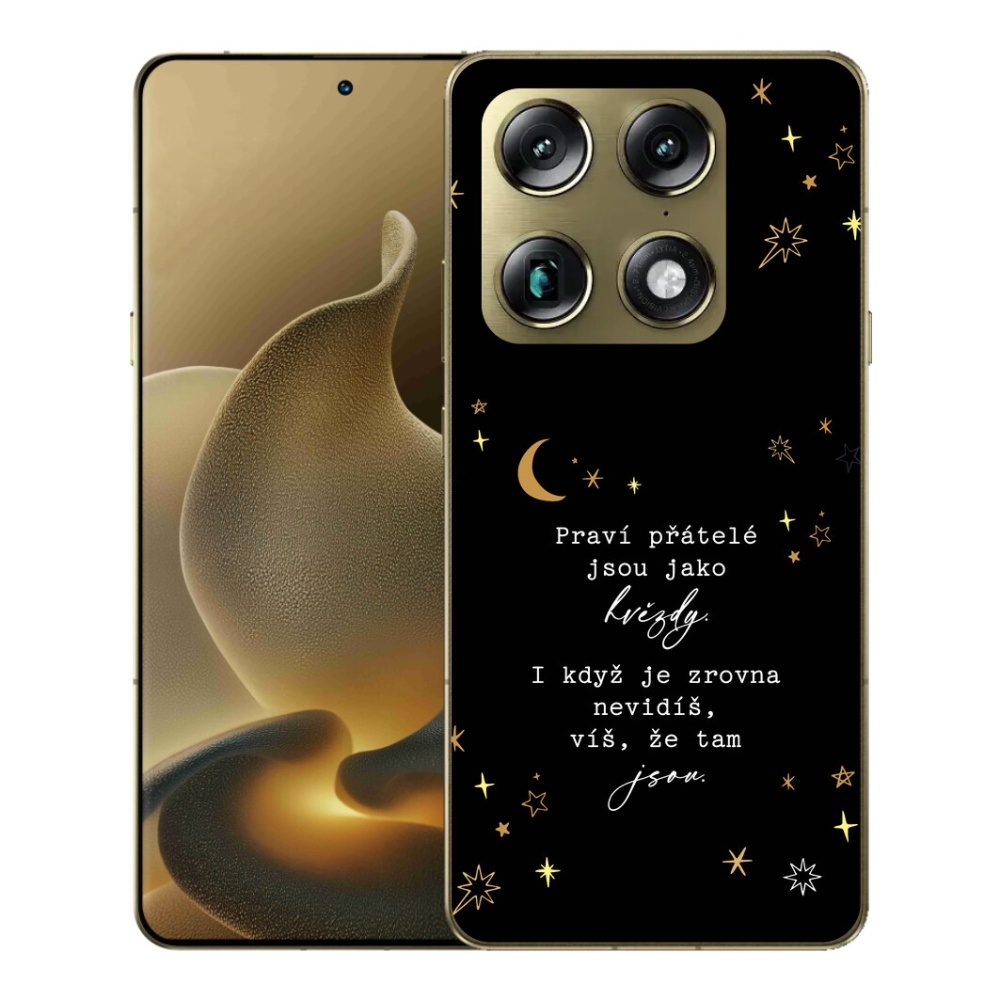 Gelový kryt mmCase na Motorola Signature - citát 6 černé pozadí