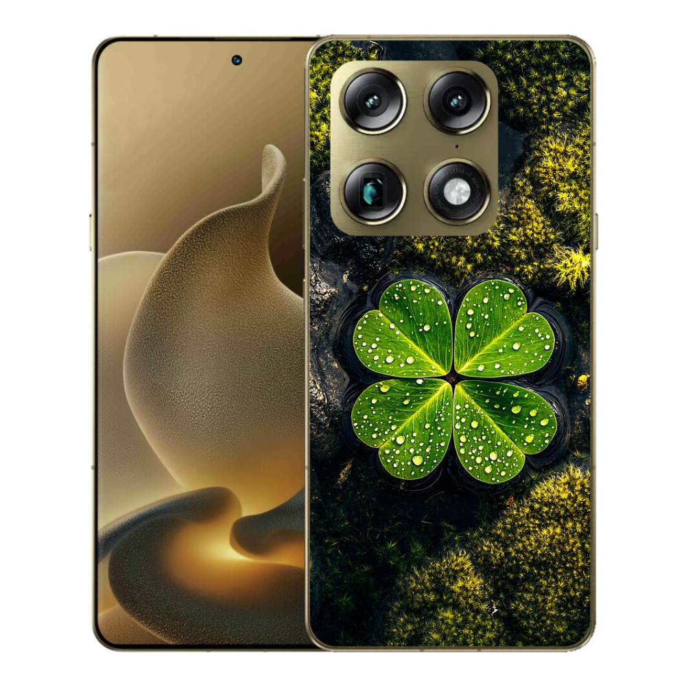 Gelový kryt mmCase na Motorola Signature - čtyřlístek
