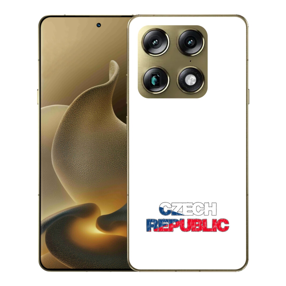 Gelový kryt mmCase na Motorola Signature - Czech Republic bílé pozadí