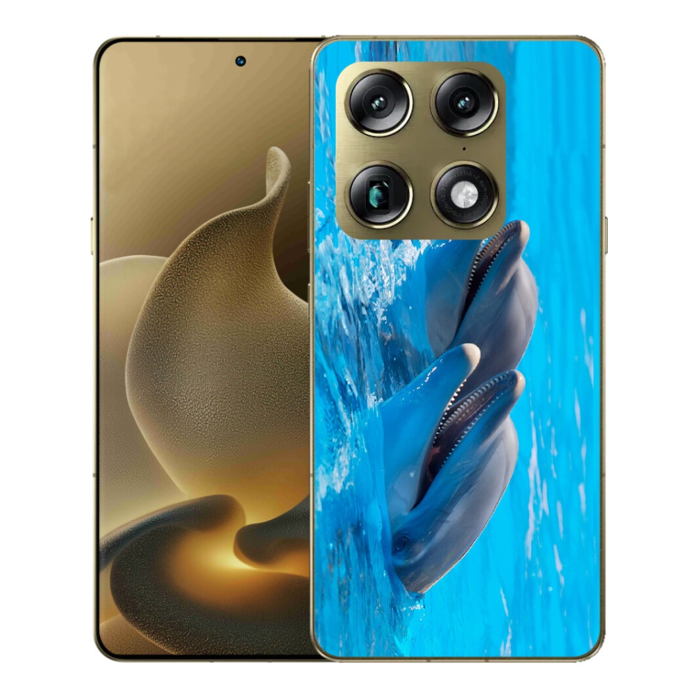 Gelový kryt mmCase na Motorola Signature - delfíni