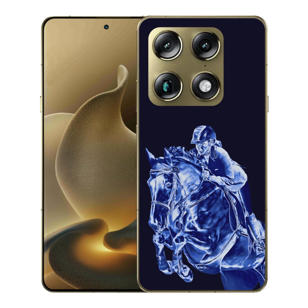 Gelový kryt mmCase na Motorola Signature - dostihový kůň