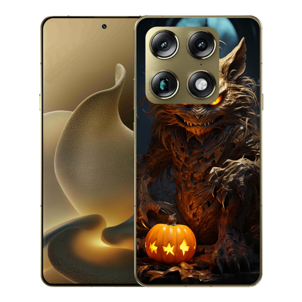 Gelový kryt mmCase na Motorola Signature - halloweenská příšera