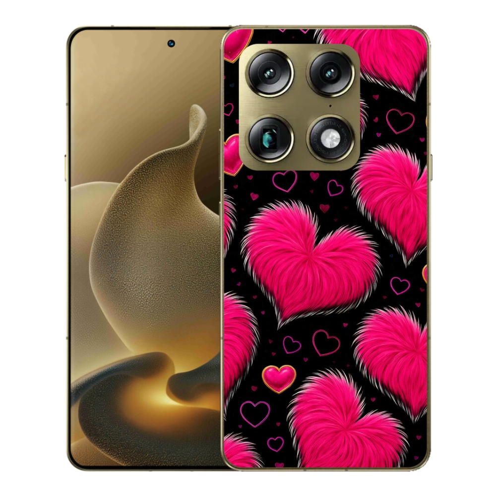 Gelový kryt mmCase na Motorola Signature - hebká srdce