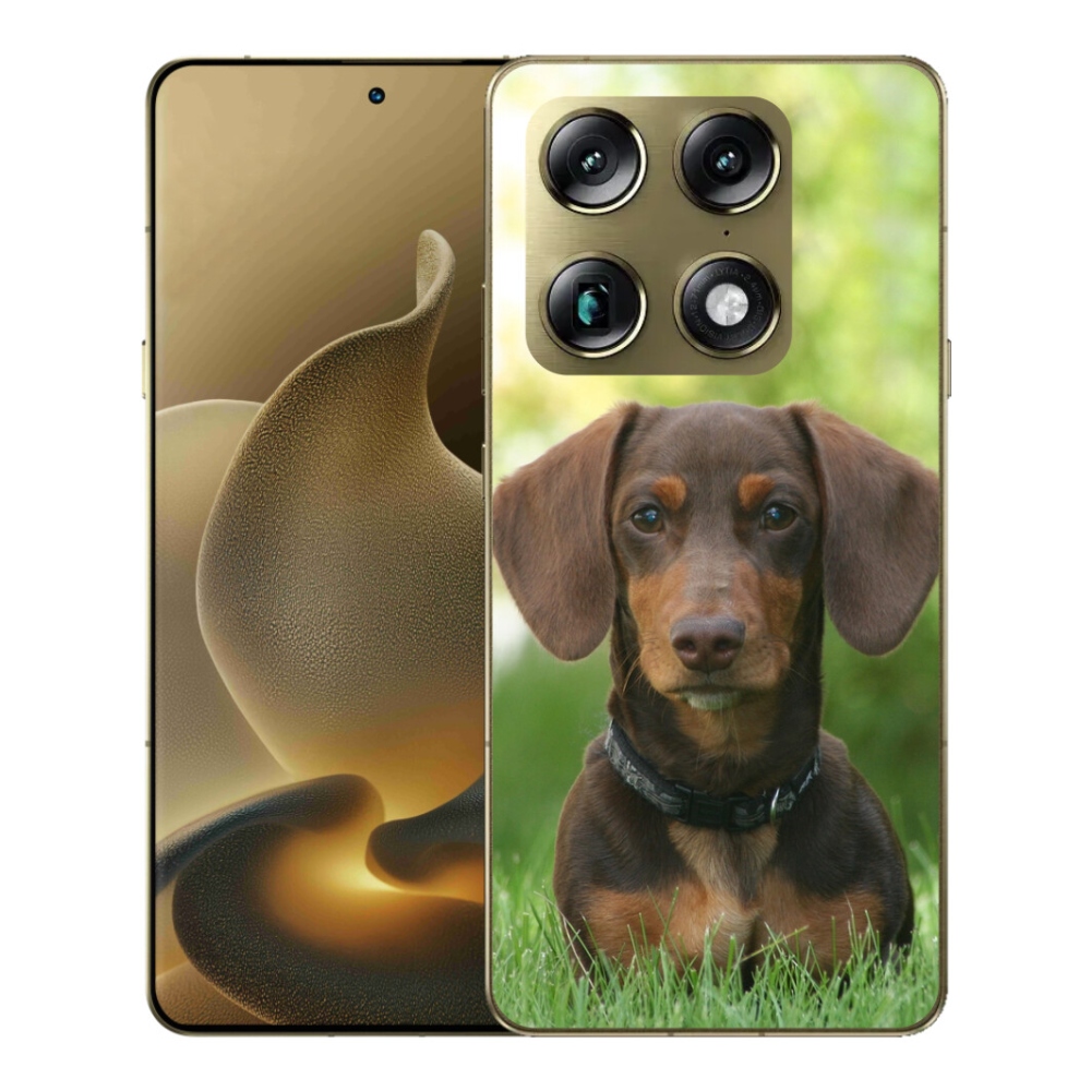 Gelový kryt mmCase na Motorola Signature - hnědý jezevčík