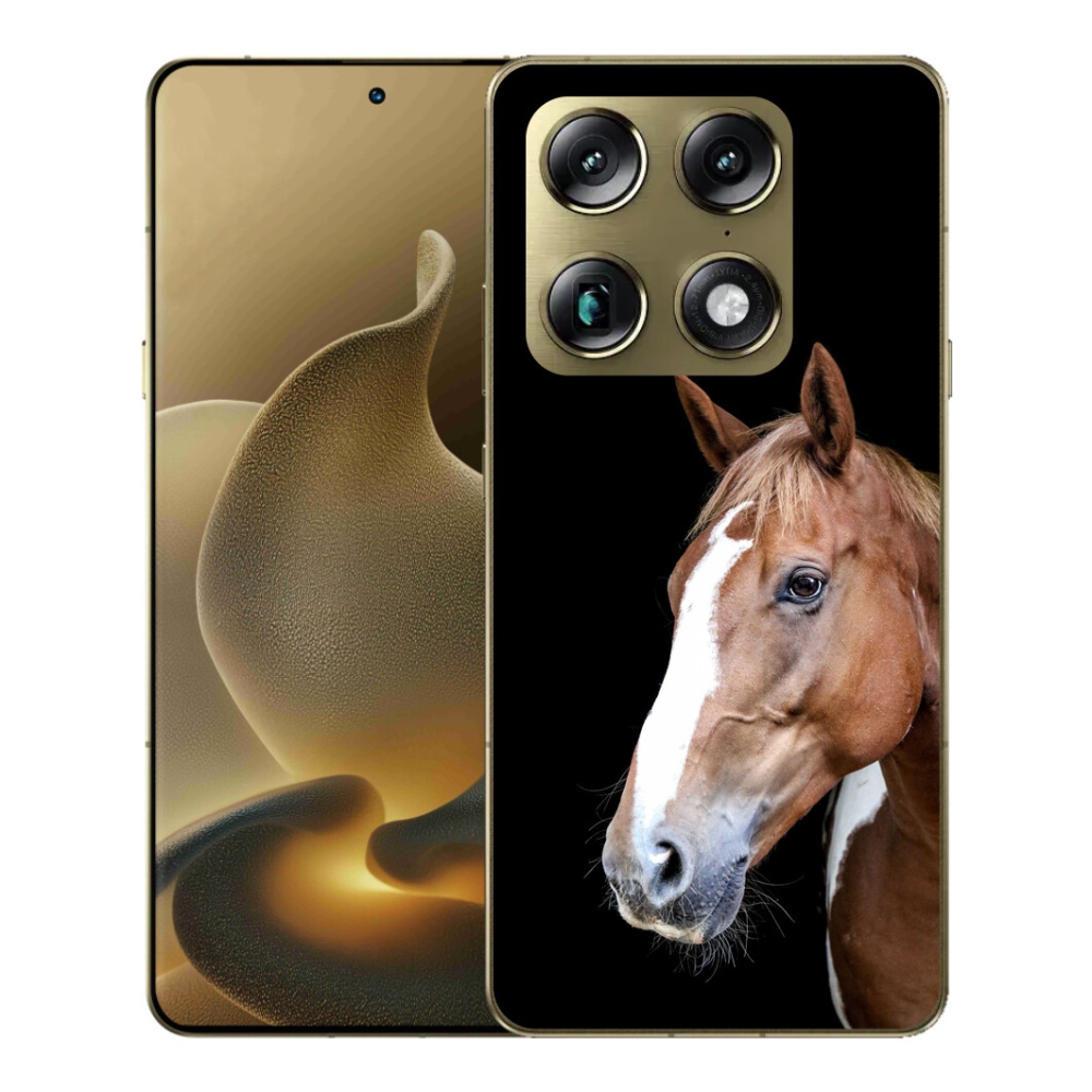 Gelový kryt mmCase na Motorola Signature - hnědý kůň 3