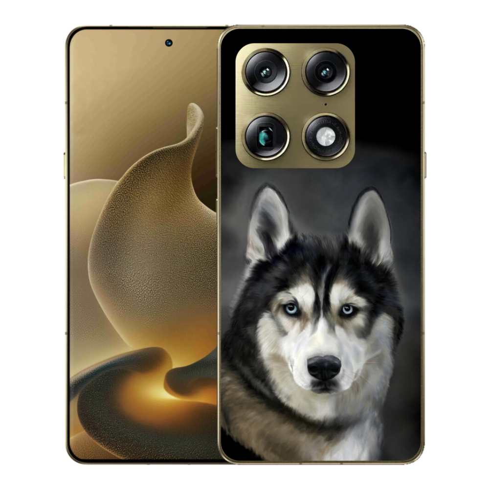Gelový kryt mmCase na Motorola Signature - husky