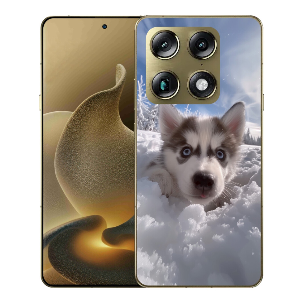 Gelový kryt mmCase na Motorola Signature - husky ve sněhu