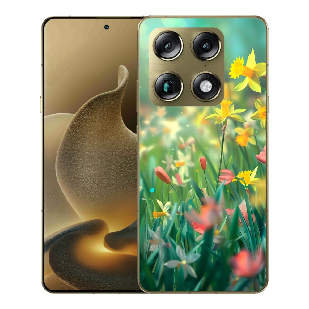 Gelový kryt mmCase na Motorola Signature - jarní květy