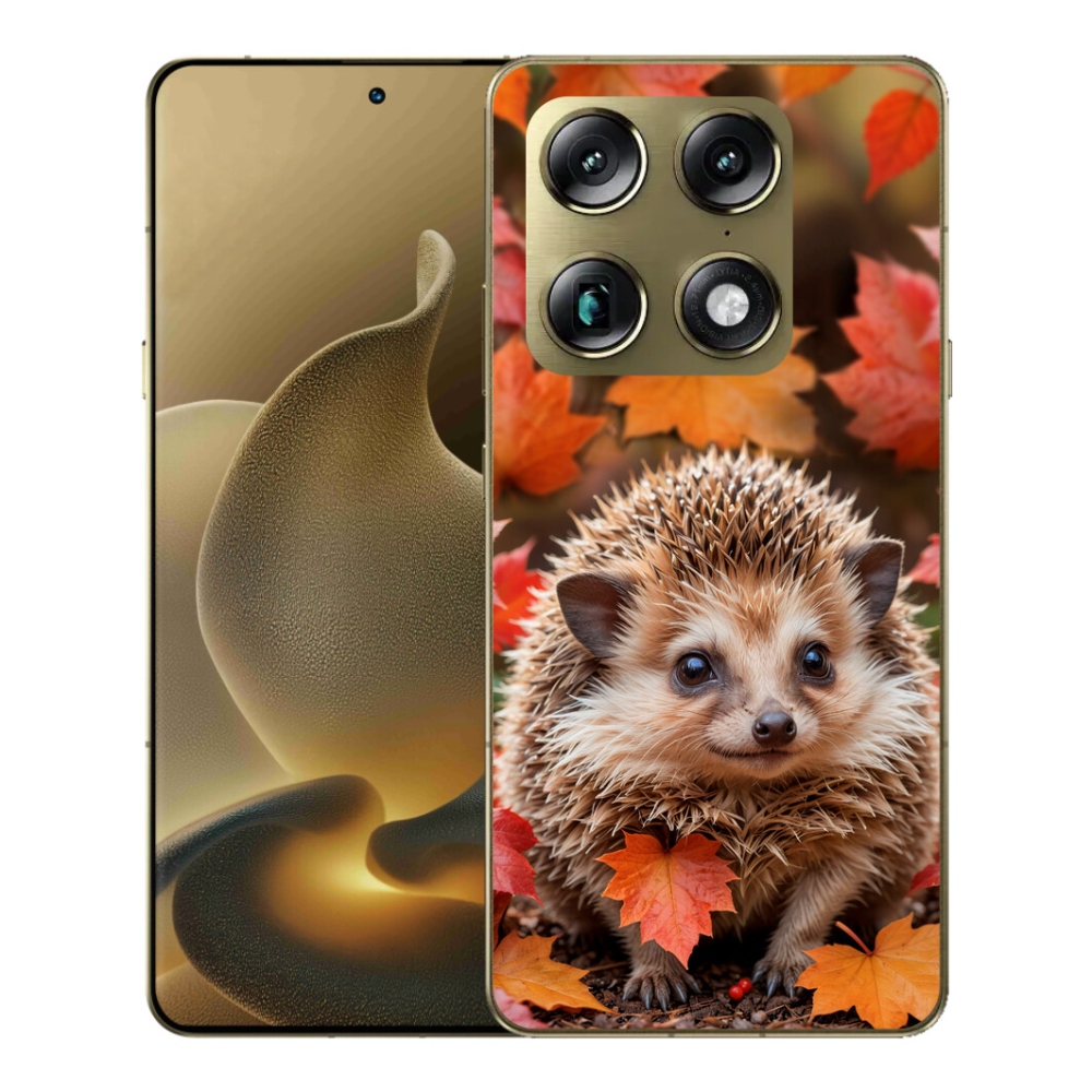 Gelový kryt mmCase na Motorola Signature - ježek v listí