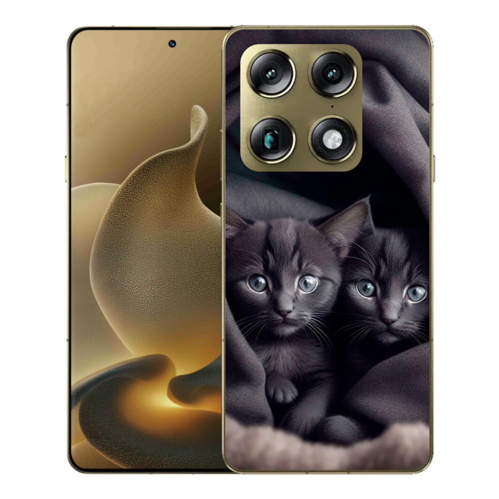 Gelový kryt mmCase na Motorola Signature - kočičí duo