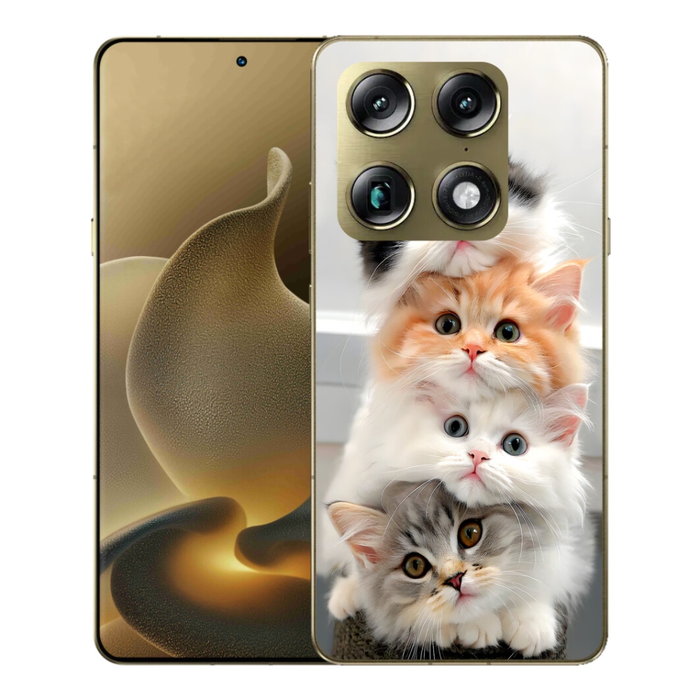 Gelový kryt mmCase na Motorola Signature - kočičí parta