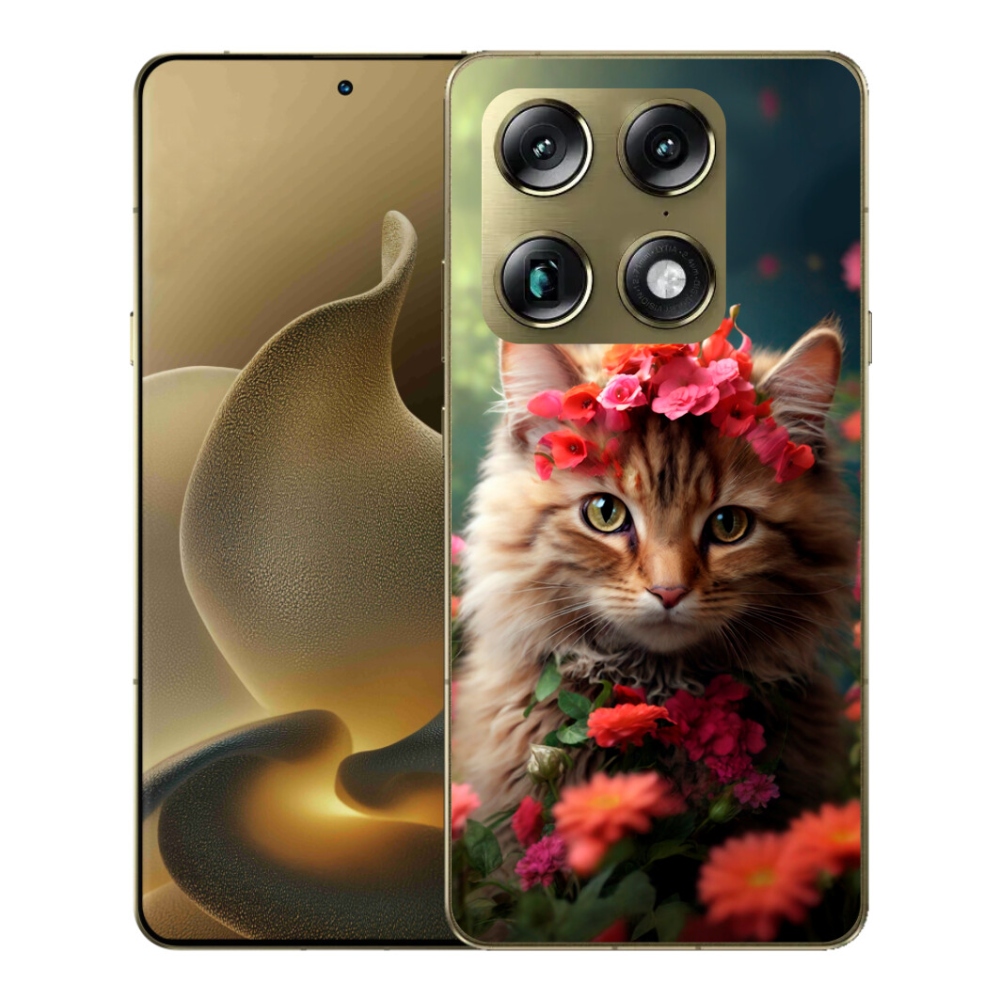 Gelový kryt mmCase na Motorola Signature - kočíčí princezna