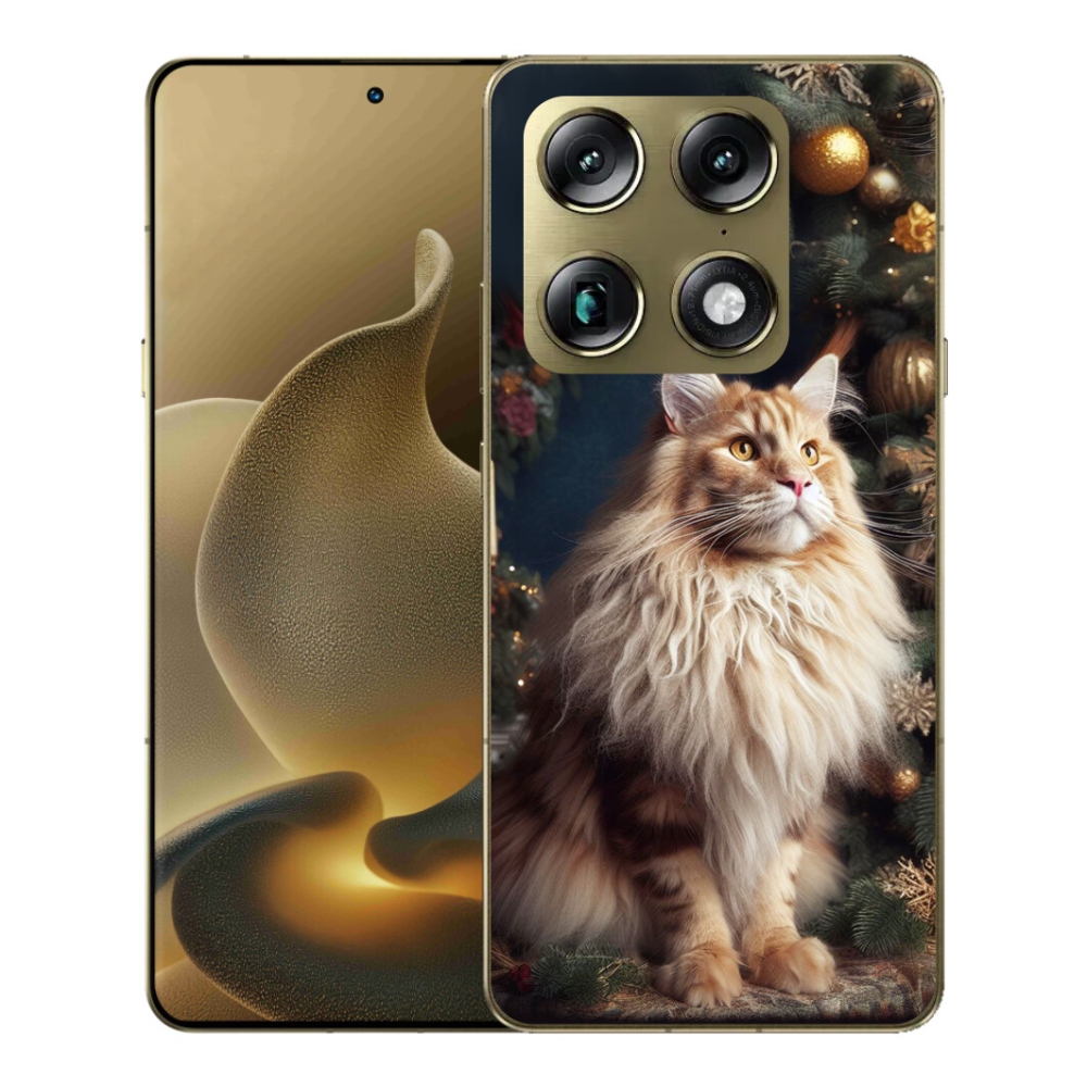 Gelový kryt mmCase na Motorola Signature - kočka u stromku