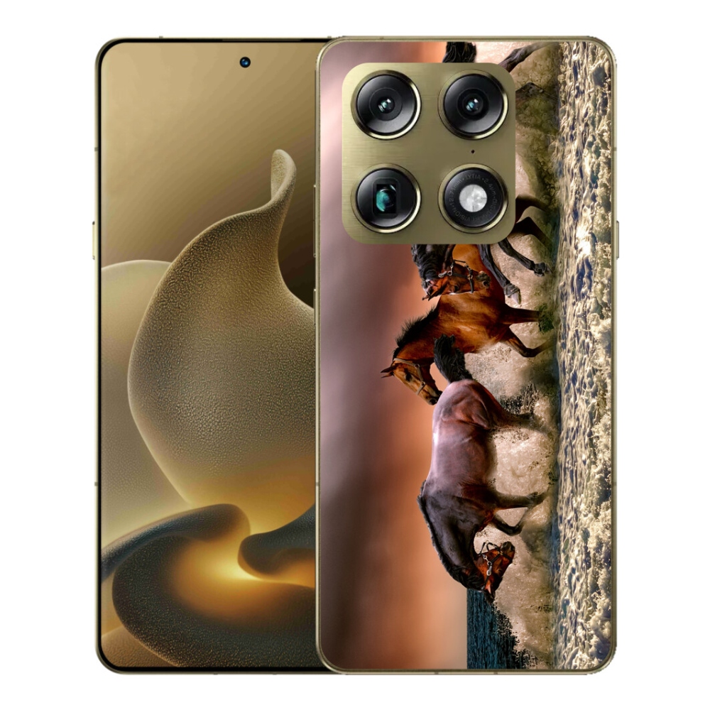 Gelový kryt mmCase na Motorola Signature - koně 1