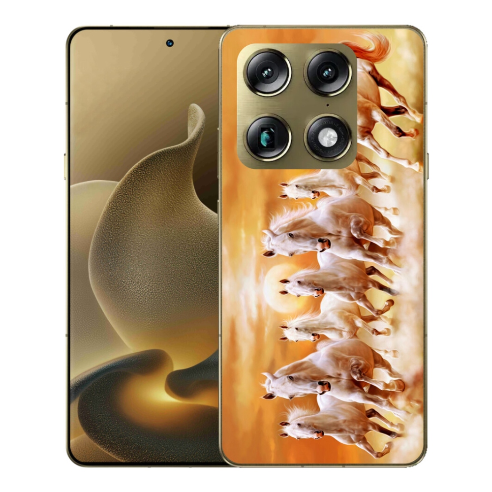 Gelový kryt mmCase na Motorola Signature - koně 2