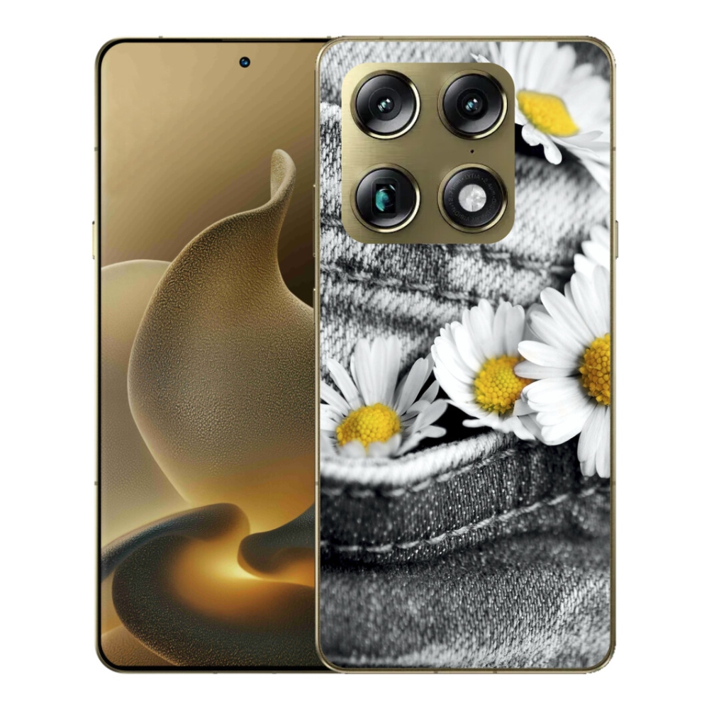 Gelový kryt mmCase na Motorola Signature - kopretiny