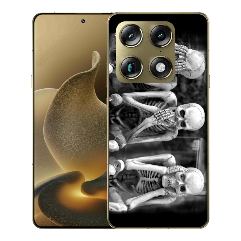 Gelový kryt mmCase na Motorola Signature - kostlivci