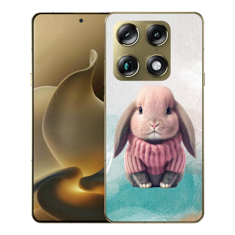 Gelový kryt mmCase na Motorola Signature - králíček ve svetru