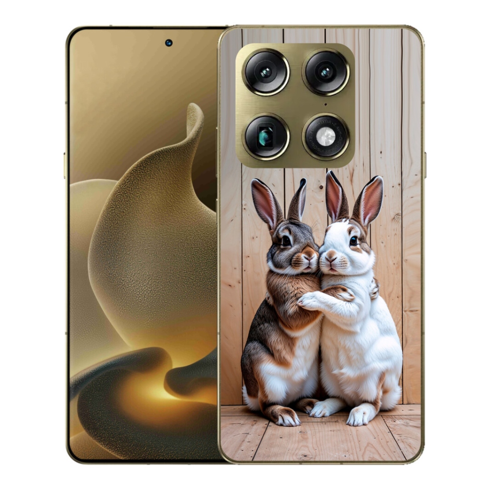 Gelový kryt mmCase na Motorola Signature - králičí pár